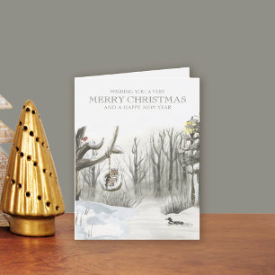 Cartes Pour Fêtes Annuelles Hiver Nature Snowland Noël