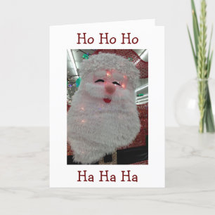 CARTES POUR FÊTES ANNUELLES HO HA HAPPPPPPPPY HOLIDY DIT PÈRE NOËL