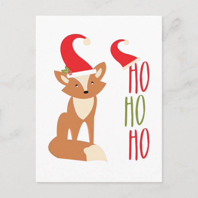 Cartes Pour Fêtes Annuelles Ho Ho (Devant)