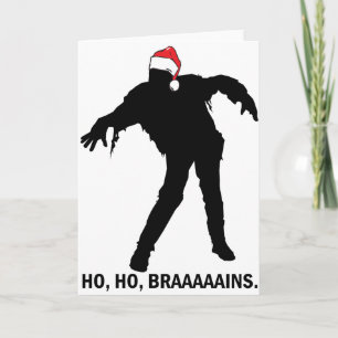 Cartes Pour Fêtes Annuelles Ho Ho Cerveaux
