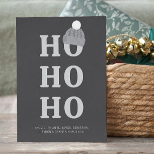 Cartes Pour Fêtes Annuelles Ho Ho Ho Noël personnalisé