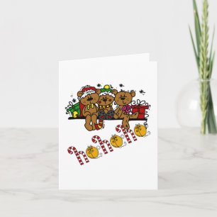 Cartes Pour Fêtes Annuelles Ho Ho Ho Nounours