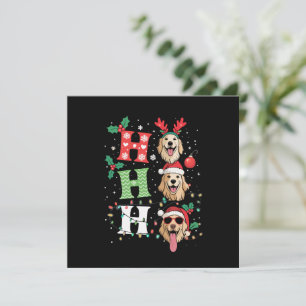 Cartes Pour Fêtes Annuelles Ho Ho Ho Retrievers Golden Noël