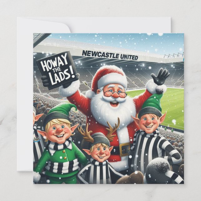 Cartes Pour Fêtes Annuelles Ho Ho Ho Santa ! (Devant)