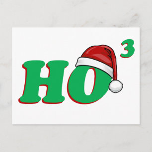 Cartes Pour Fêtes Annuelles Ho humour (cubé) de Noël 3