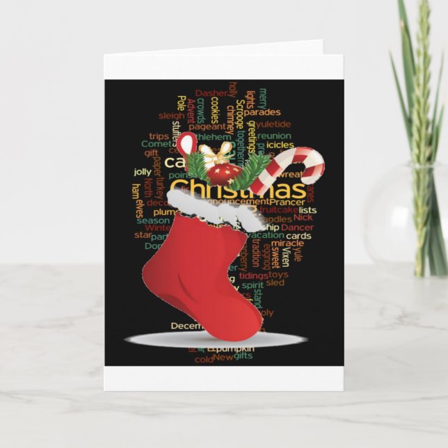 Cartes Pour Fêtes Annuelles HoHo ! Merry Christmas TOXITS et Happy New Year (Devant)