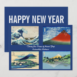 Cartes Pour Fêtes Annuelles Hokusai - Bonne année / 36 Vues sur le Mont Fuji