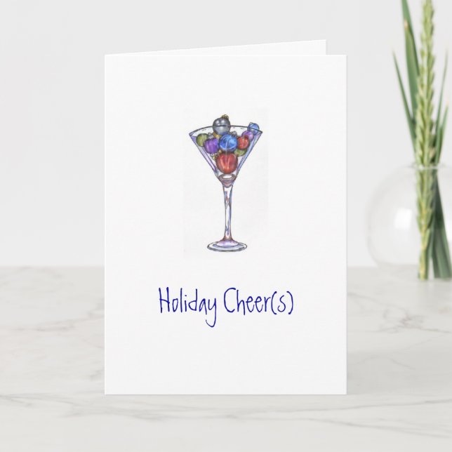 Cartes Pour Fêtes Annuelles Holiday (Devant)