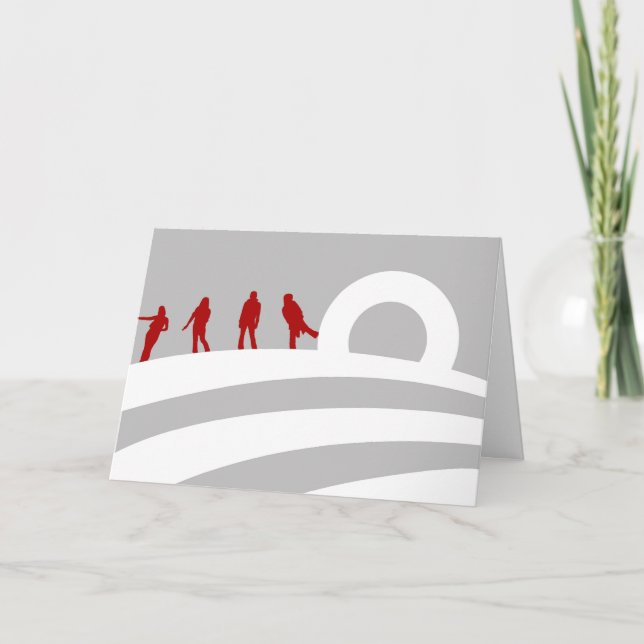 Cartes Pour Fêtes Annuelles Holiday (Devant)