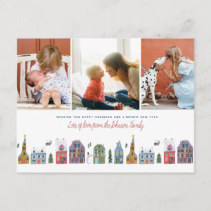 Cartes Pour Fêtes Annuelles Holiday ,   3 Photo Postcard