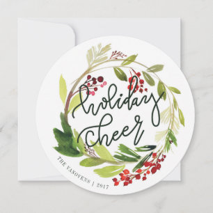 CARTES POUR FÊTES ANNUELLES HOLIDAY CHEER