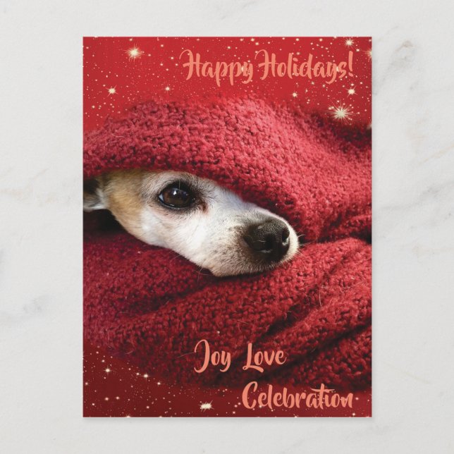 Cartes Pour Fêtes Annuelles Holiday Chihuahua (Devant)