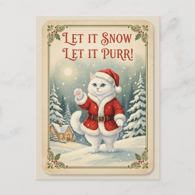 Cartes Pour Fêtes Annuelles Holiday Postcard (Devant)