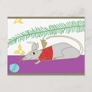 Cartes Pour Fêtes Annuelles Holidays Mouse à House