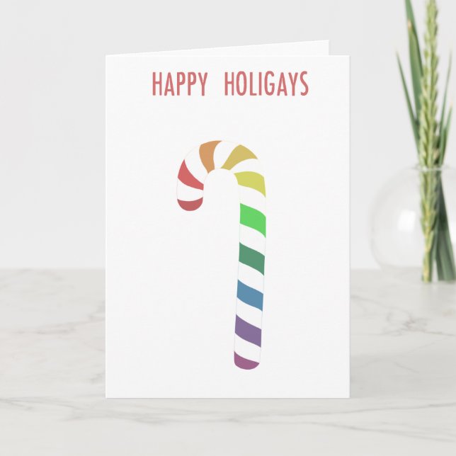 Cartes Pour Fêtes Annuelles Holigays heureux ! (Devant)