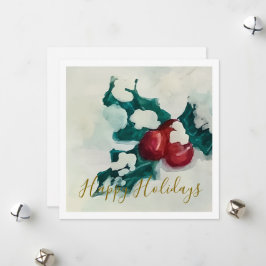 Cartes Pour Fêtes Annuelles Hollywood en neige