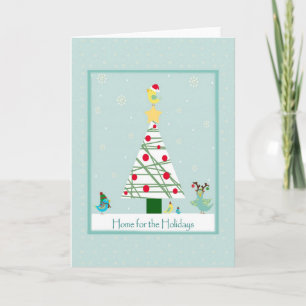 Cartes Pour Fêtes Annuelles Home for the Holidays