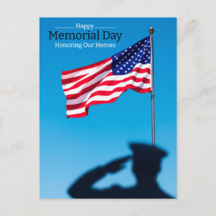 Cartes Pour Fêtes Annuelles Hommage à nos héros - Joyeuse journée commémorativ
