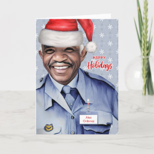 Cartes Pour Fêtes Annuelles Homme Africain-Américain Potier Noël