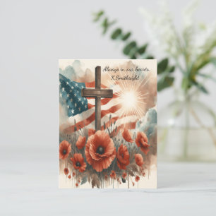 Cartes Pour Fêtes Annuelles Honneur en fleur et gloire