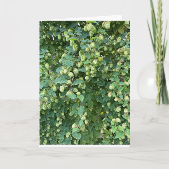 Cartes Pour Fêtes Annuelles Hop blanc automne (Devant)