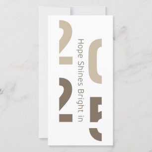 Cartes Pour Fêtes Annuelles Hope Shines Bright en 2025