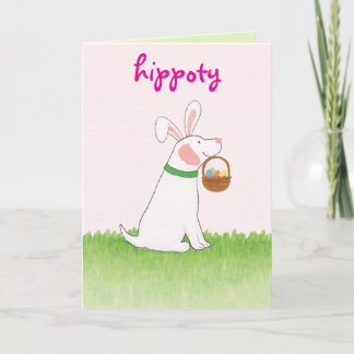 Cartes Pour Fêtes Annuelles Hoppy Tails & Easter Trails Funny Goodog