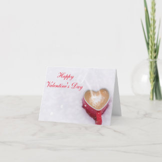 Cartes Pour Fêtes Annuelles Horiz. Le cacao "Heureuse Sainte-Valentin" dans la