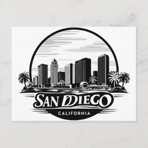 Cartes Pour Fêtes Annuelles Horizon de San Diego Californie