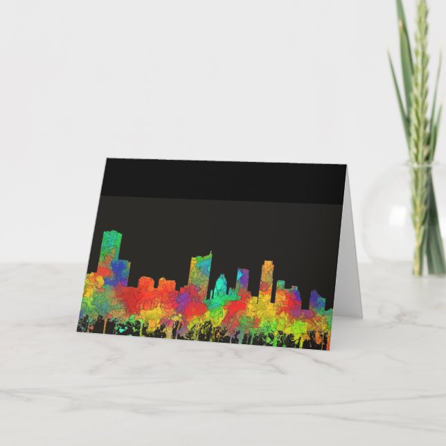 Cartes Pour Fêtes Annuelles Horizon-SG d'Austin le Texas (Devant)