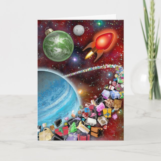 Cartes Pour Fêtes Annuelles Hors de ce Noël du monde (Devant)
