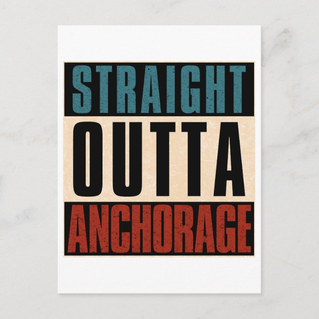 Cartes Pour Fêtes Annuelles Hors droit Anchorage Alaska AK (Devant)