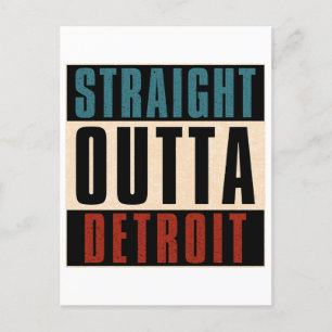 Cartes Pour Fêtes Annuelles Hors droit Detroit Michigan MI
