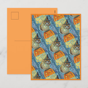 CARTES POUR FÊTES ANNUELLES HORSEMAN OWL SANS TÊTE, OISEAU COUCHANT
