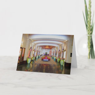 Cartes Pour Fêtes Annuelles Hôtel hawaïen royal