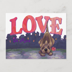 Cartes Pour Fêtes Annuelles Hound Dog Valentine's Day