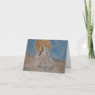 Cartes Pour Fêtes Annuelles howlidays heureux à vous !