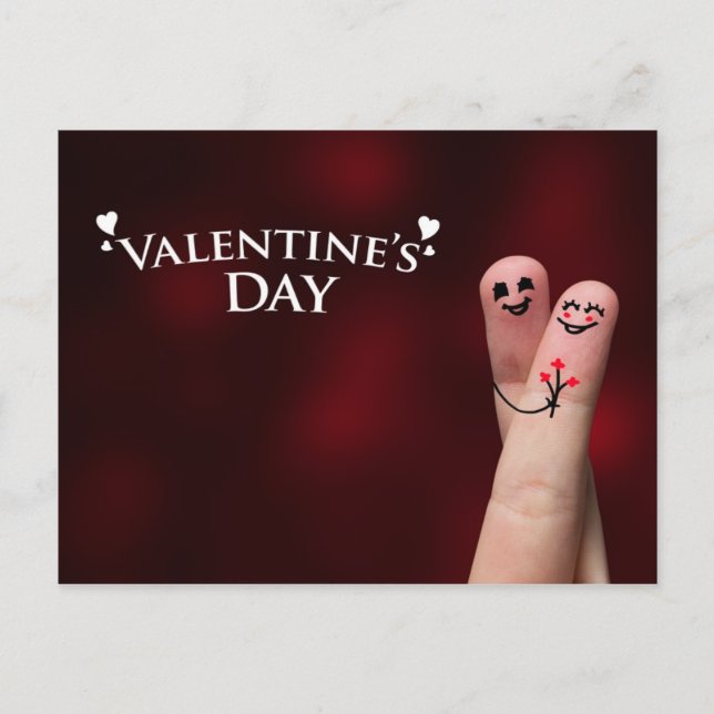 Cartes Pour Fêtes Annuelles Hug on Valentine's Day (Devant)
