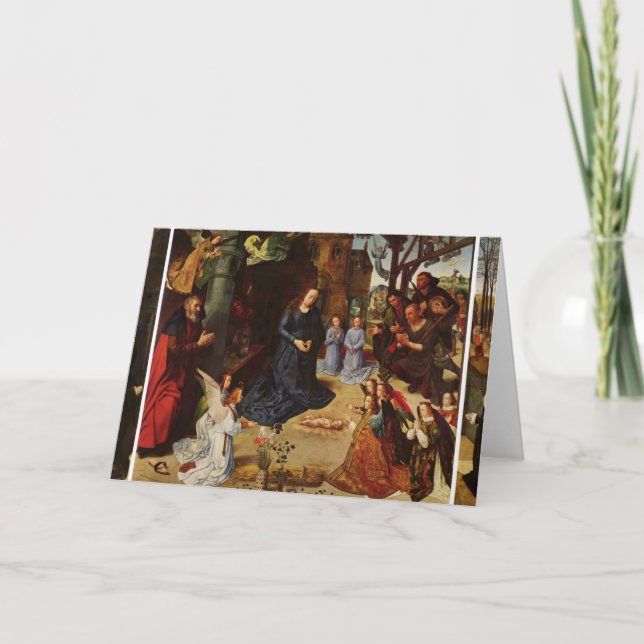 Cartes Pour Fêtes Annuelles Hugo van der Goes - Portinari Triptyque (Devant)