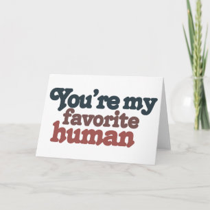 Cartes Pour Fêtes Annuelles Humain préféré pour les valentines jour ou jour