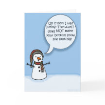 Humour de bonhomme de neige