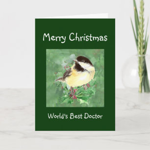 Cartes Pour Fêtes Annuelles Humour de Noël Meilleur docteur au monde