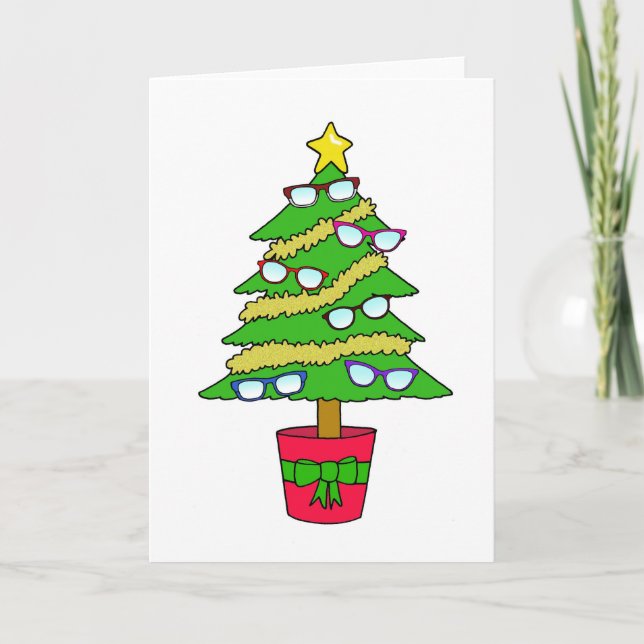 Cartes Pour Fêtes Annuelles Humour de Noël optimiste (Devant)