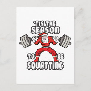 Cartes Pour Fêtes Annuelles Humour d'entraînement de Noël - Escadron du Père N