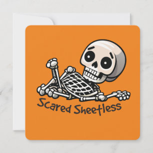 Cartes Pour Fêtes Annuelles Humour Halloween Terriblement effrayé