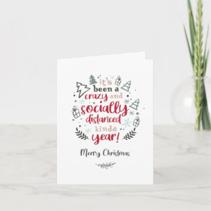 Cartes Pour Fêtes Annuelles Humour personnalisé socialement dérangé Noël