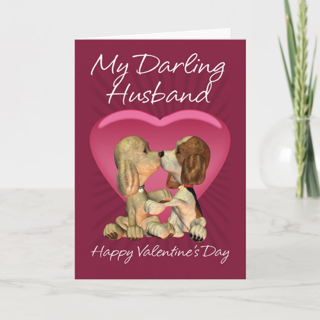 Cartes Pour Fêtes Annuelles Husband Valentine's Day Card (Devant)