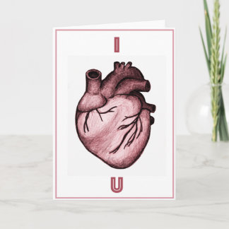 Cartes Pour Fêtes Annuelles I coeur vous