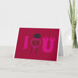 Cartes Pour Fêtes Annuelles I Heart You Nakupenda Sana Heureuse Sainte-Valenti