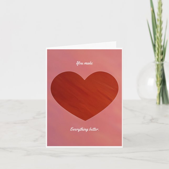 Cartes Pour Fêtes Annuelles I Love Bacon Valentine (Devant)
